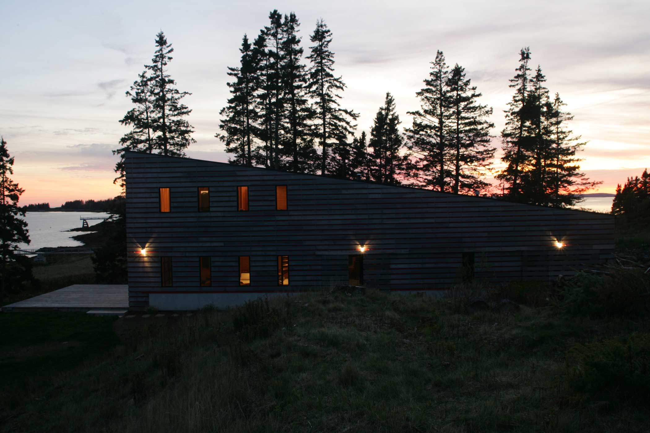 'Island House - Dusk' by Christopher Campbell Architecture